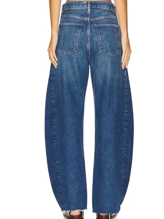 Free People Agolde Luna Pieced Jeans. NWT. Split - Picture 3 of 3